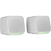 Mars Gaming MS-Pro, Compact Speakers 10W, Dynamic Flow RGB Lighting, PC Speaker with Control Box and 3.5mm Jack Input, Gaming