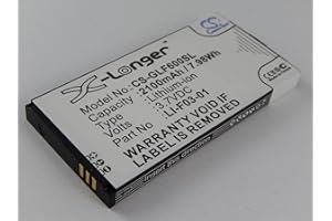 vhbw Li-Ion battery 2100mAh (3.7V) for Golf GPS Rangefinder Golfbuddy DSC-GB600, GB3-PT4, Platinum 4, PT4 as LI-F03-01.