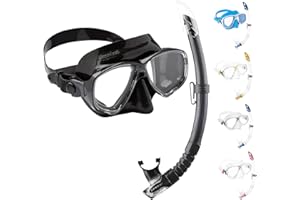 Cressi Marea Mask or Vip, Combo Set Mask + Snorkel Mexico for Diving and Snorkelling, One Size, Unisex Adult