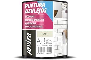 JOVIRA PINTURAS Peinture Carrelage Donnez une nouvelle image à votre cuisine et salle de bain. (750 ml, Lin)