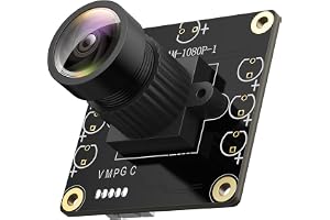 InnoMaker 1080P USB 2.0 UVC-kamera, 130° vidvinkelkamera, Plug & Play för PC, Raspberry Pi, Jetson Nano och SBC. Stöder Windo