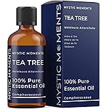 Mystic Moments | Olio Essenziale per Alberi da tè 100 ml - Olio Puro e Naturale per diffusori, aromaterapia e Massaggio misce