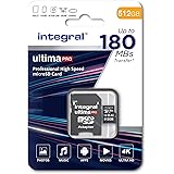 Integral 512GB Micro SD Card 4K Video Read Speed 180MB/s and Write Speed 150MB/s MicroSDXC A2 C10 U3 UHS-I 180-V30 Our Fastes