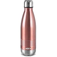 Milton Duo DLX 1000 Thermosteel 24 Hours Hot and Cold Water Bottle, 1 Litre, Rose Gold