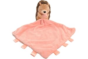 Ziggle Baby Comforter for Newborns | Soft Hedgehog Baby plush Blanket Toy | Newborn Essentials and Hedgehog Gifts Blanket | New Baby Boy or Girl Gift Idea | Eco Friendly | 30x30cm