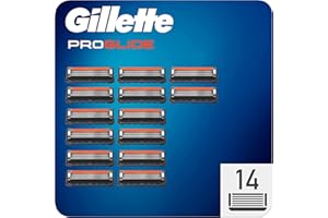 Gillette ProGlide Pour Homme, 14 Recharges De Lames, Conçu Pour Un Rasage De Près, Avec Lubrastrip