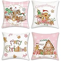 Bonhause Housse De Coussin Pain D'épices De Noël 45 X 45 Cm Camion