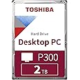 TOSHIBA P300 Interne Festplatte 2 TB – 3,5 Zoll (8,9 cm) – SATA Festplatte intern (HDD) – 7200 rpm (U/min) – 6 Gb/s – für Gam