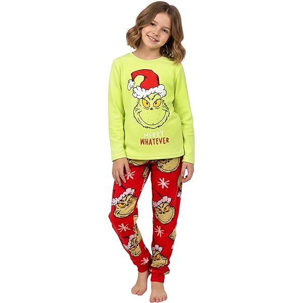 Il Grinch - Pigiama A Gamba Lunga Per Bambini - Rosso