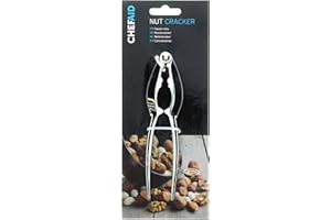 Chef Aid Traditional Nutcracker, Traditional Heavy Duty Desgin with Curve Grip Handle designm Ideal for Opening Hazelnut, Wlanuts, Almonds and Pecans.