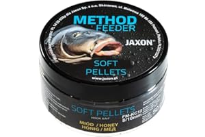 Jaxon Pellet morbidi a gancio, 8/10 mm, 50 g, per metodo Method Feeder, pesca alla carpa
