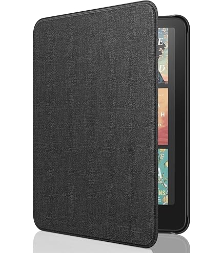 Kwmobile E Reader Hoesje Compatibel Met Amazon Kindle Scribe  2024 Magneetsluiting Ereader Case Meisje Boeken In Zwart Beige 2035216629