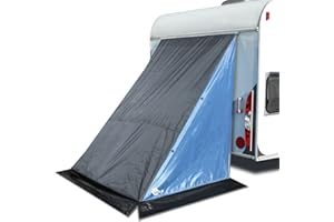 your GEAR Tenda per caravan Adria – Tenda posteriore 190 x 150 x 185 cm – Tenda da cucina per roulotte o camper – 3 lunghezze a scelta – 2 ingressi UPF 50 + protezione 3000 mm colonna d'acqua – 160