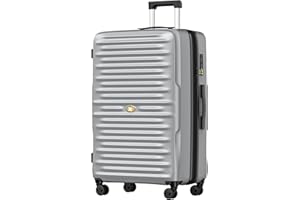 MGOB Valigia Bagaglio a Mano 54L PC Trolley Media Rigida Valigie da Viaggio 4 Ruote Girevoli Doppie e TSA Lucchetto 66x44x24cm