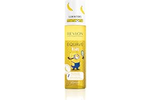 REVLON PROFESSIONAL Equave Kids MINIONS Spray démêlant 200 ml | Sans rinçage, pour tous types de cheveux | Végane | Protection thermique jusqu'à 220 °C | Soin sans rinçage et démêlant pour enfants