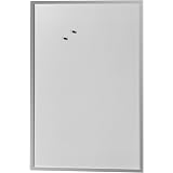 Tableau Blanc Magnétique Antimicrobien 60x45 Cm - Surface Acier Laqué, Cadre Aluminium Blanc Maya - Fixations Incluses