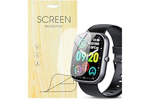 ASKKLP Compatible pour [6 Pièce Films Protecteurs] Doux Protection Films de protection d'écran Compatible pour Smartwatch CASCHO Montre Connectée Homme Femme 1.91" T60 (6 Pièce Protecteurs)