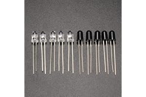 PGONA Yongse 10pcs 5 millimetri 940nm IR a Raggi infrarossi Diodo Emettitore Ricevi Ricevitore LED