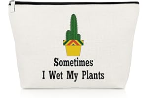 GEVODY Plant Lover Gift Appreciation Gift for Women Gardener Makeup Bag Funny Gardening Gift for Plant Mom Florist Farmer Cosmetics Bag Retirement Gift for Plant Lovers Birthday Gift Travel Cosmetic Pouch