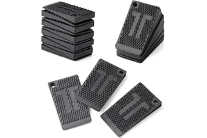 PE&HUI Möbel-Nivellierer, flexible Gummi-Tisch-Nivellierscheiben für Heimwerker, Ebenenkeile, Schrank- und Stuhlscheiben, Tischbein-Nivellierer, wasserdicht, rutschfest, 40 Stück