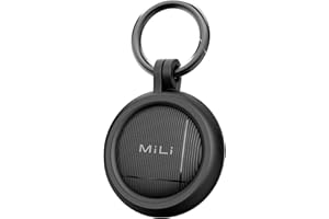 MiLi LiTag Android Smart Tracker, portachiavi localizzatore compatibile con l’app “Find Hub di Google” (solo Android), tracker Bluetooth per valigia/borsa/portafoglio/chiavi