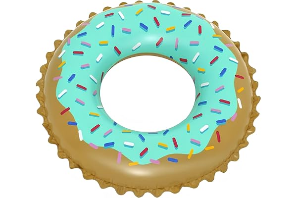 BESTWAY - Bouée Donuts - Gonflable - 36300 - Modèle Aléatoire - Vinyle - 90 cm de Diametre - Jouet Enfant Adulte - Jeu de Plein Air - Piscine - À Partir de 12 Ans