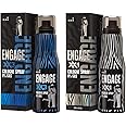 Engage Cologne Spray XX1 for Men, 135ml And XX3 Cologne Spray for Men, 135ml
