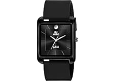hamt Silicone Strap Analog Display Wrist Watch for Men (Silver/White) | HT-GSQ215-P