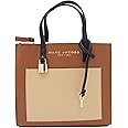 Marc Jacobs M0016132 Chocolate Truffle With Gold Hardware Women's Grind Color Block Mini Tote Bag, Brown