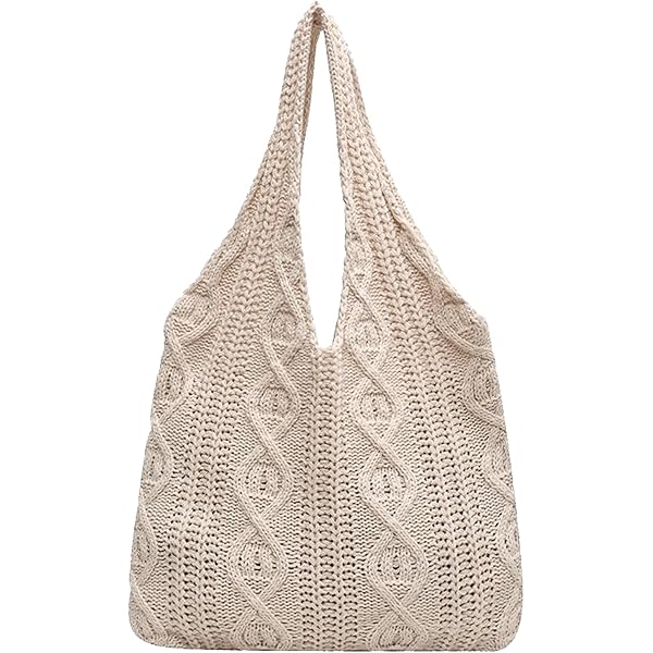 Sac à Bandoulière En Crochet Pour Femmes Sacs à Main Évider Pour