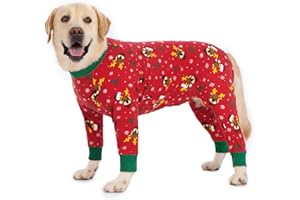 Axcimond Hunde Nach OP Hundebody Kastration Hündin/Rüde OP Body Hund Erholungsanzug für Hunde Nach der Operation Langärmliger Wundschutzanzug Alternativ zu Halskrausen