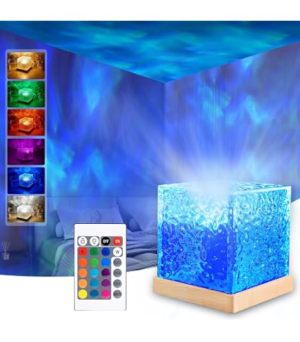 Projecteur d'aurores boréales 16 couleurs Aurora projecteur de veilleuse pour chambre USB projecteur de galaxie à distance pour salle de jeux chambre d'enfants
