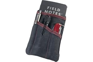 Hide & Drink, Multitool-Tasche, handgefertigt aus gewachstem Segeltuch und Vollnarbenleder