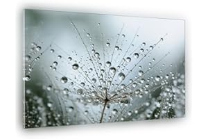 URBO ART – HOME DESIGN Paroi arrière de cuisine en verre feuilleté Protection contre les éclaboussures Protection contre les éclaboussures Protection en verre Planche à découper Horloge Motif : fleurs 60 x 40 cm