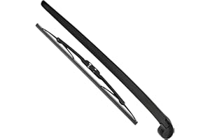 AERZETIX - C69773 - Kit braccio e spazzola tergicristallo posteriore per auto - compatibile con Audi A6 C6 Avant 4F5 2004-2011 Audi A6 C6 Allroad 4FH 2006-2011