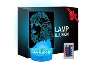 Nocles TS Regalos Lampara TS Realista Luz Nocturna Infantil Regalos Para Niñas TS Decoracion TS Merchandising Lampara 3d Mando A Distancia 16 Colores Regalos