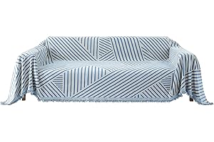 YSTELLAA Copridivano 4 Posti, 180×380CM, Telo Copridivano, Copridivano Universale Quattro Stagioni, Copritutto per Divano Arredamento per La Casa, Copridivano Antimacchia, Blu