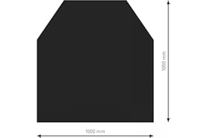 SCHINDLER + HOFMANN raik PU052-1B2-sw Bodenplatte B2 6-Eck schwarz pulverbeschichtet 1000 x 1000 mm