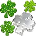 Pormasbenzer 3D Aluminum Cake Mould Four-leaf Clover Shape Cake Pan Decorating Mould Pudding Chocolate Jelly Tins Baking Tool