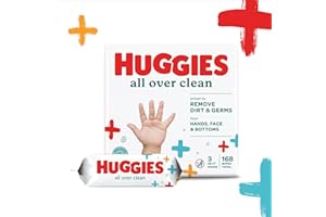 Lingettes bébé Huggies All Over Clean débarbouillantes (10x56)