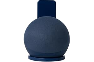 shinar Soporte de Pared para Dot 4th/5th Generation - Ahorro de Espacio,Accesorios de Soporte para Soporte Dot 4/5 con gestión de Cables integrada, sin Necesidad de Tornillos (Azul Marino)