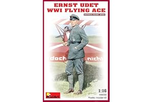 Miniart 1:16 Scala Ernst Udet. WWI Flying Ace Plastic Model Kit