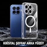 CONSTRAIN Xiaomi 17T Pro İ&ccedil;in Sararmaz Kamera Korumalı Mika Sert Parlak Şeffaf MagSafe İle Uyumlu Telefon Kılıfı Arka Kapak -