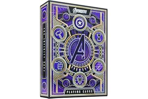 THEORY11 Theory 11 – Collection Avengers – 1 Jeu de 54 Cartes à Jouer – Couleur aléatoire – Fabriqué par Bicycle USA