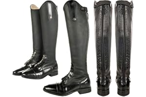 HKM 9117 Sevilla Teddy Botas de equitación de piel de vacuno estándar, niños 34-40