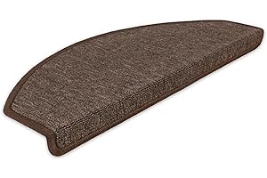 ‎KETTELSERVICE-METZKER Kettelservice-Metzker Rambo Stair Mat Semicircular – Available in Many Colours (Coffee Brown)