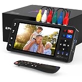 Portta VD22P VHS to Digital Converter with 5 Inch HD Screen, Video Capture Recorder Converts to MP4 Compatible with VHS, VCR,