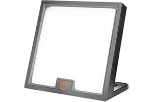 Circadian Optics Lumine - Lámpara de terapia de luz brillante | Como se ve en Shark Tank | Potente brillo de 10.000 LUX | Color de 5500 K imita el sol del mediodía | Rayos de espectro completo |