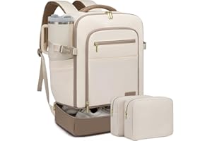 LOVEVOOK Handgepäck Reiserucksack mit separatem Schuhfach, 40L Rucksack Damen Groß mit Nass- und Trockenfach, Travel Backpack Kofferrucksack Carry On Luggage für Trip Reise