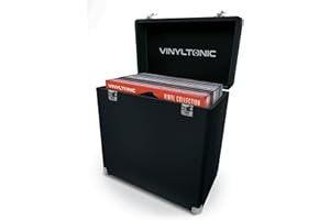 Vinyl Tonic 12" Vinyl LP Storage Case | PU Leather | Fully Lined Interior | Reinforced Steel Corners